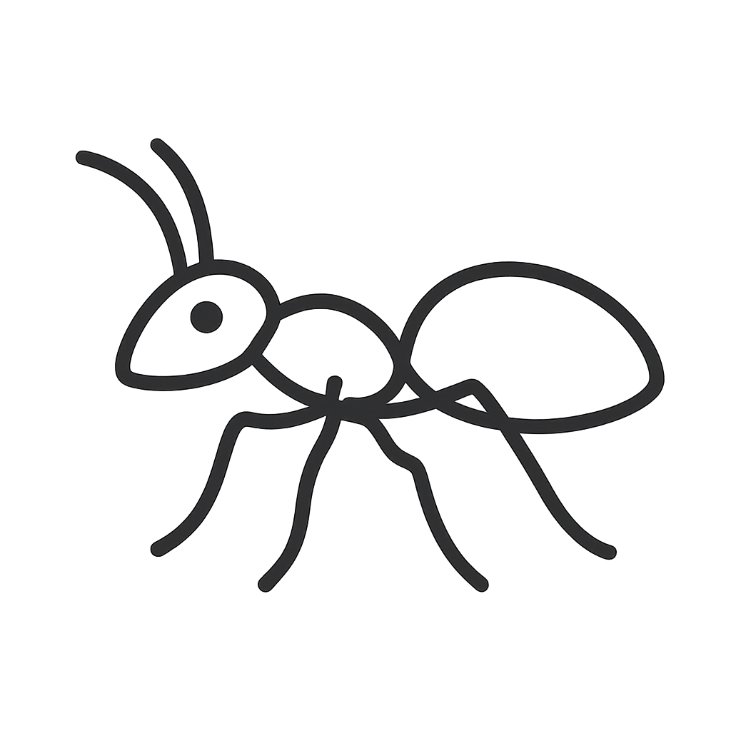 Ameise als Logo